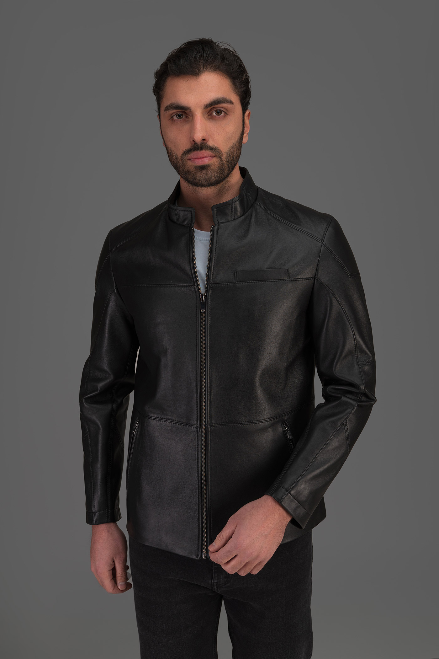 کاپشن چرم 270035