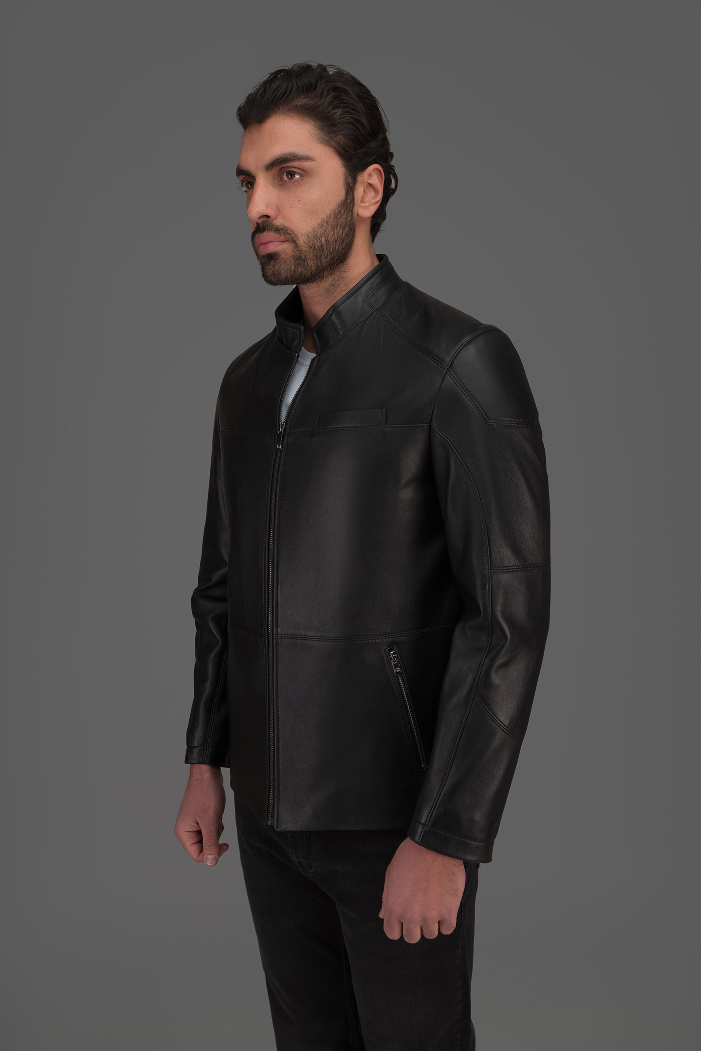 کاپشن چرم 270035