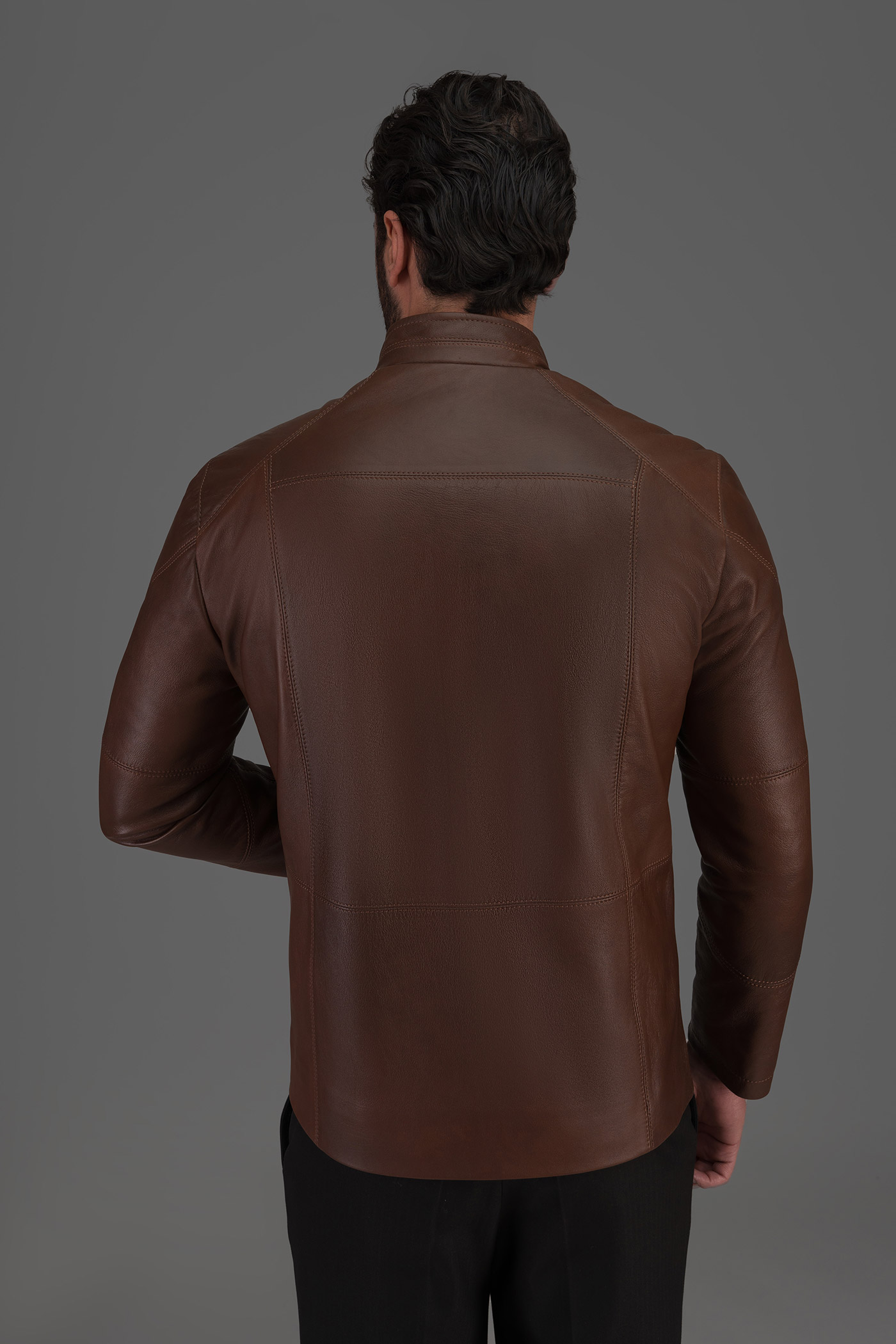 کاپشن چرم 270035