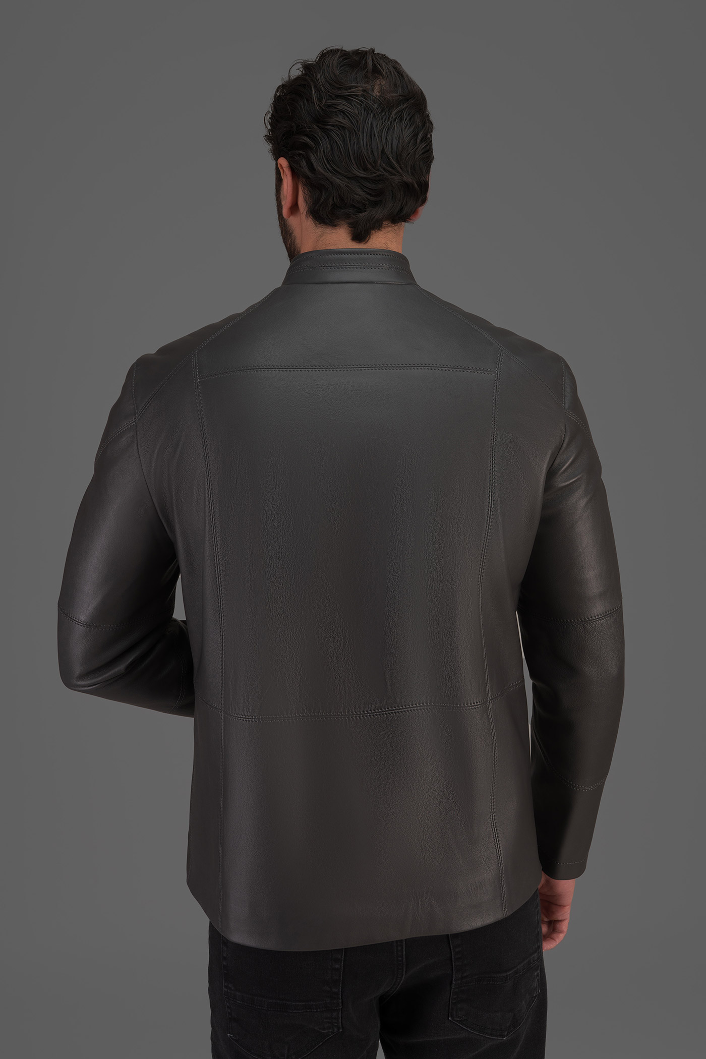 کاپشن چرم 270035