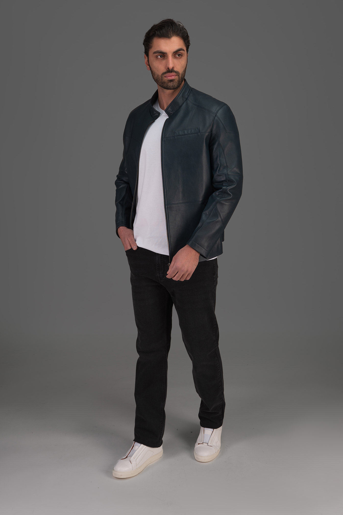 کاپشن چرم 270035