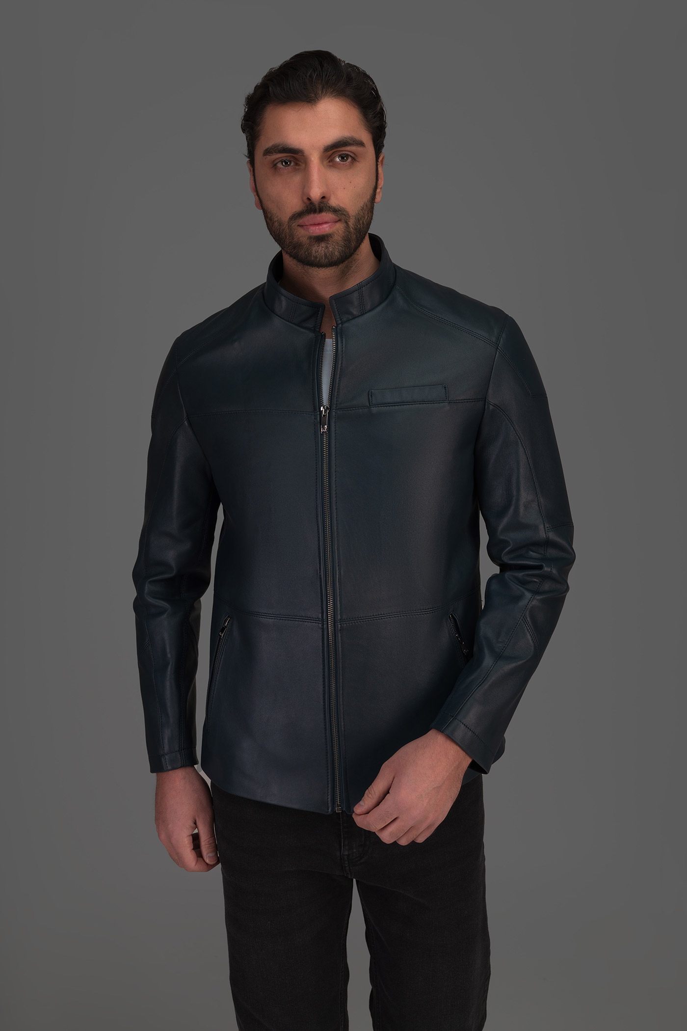 کاپشن چرم 270035