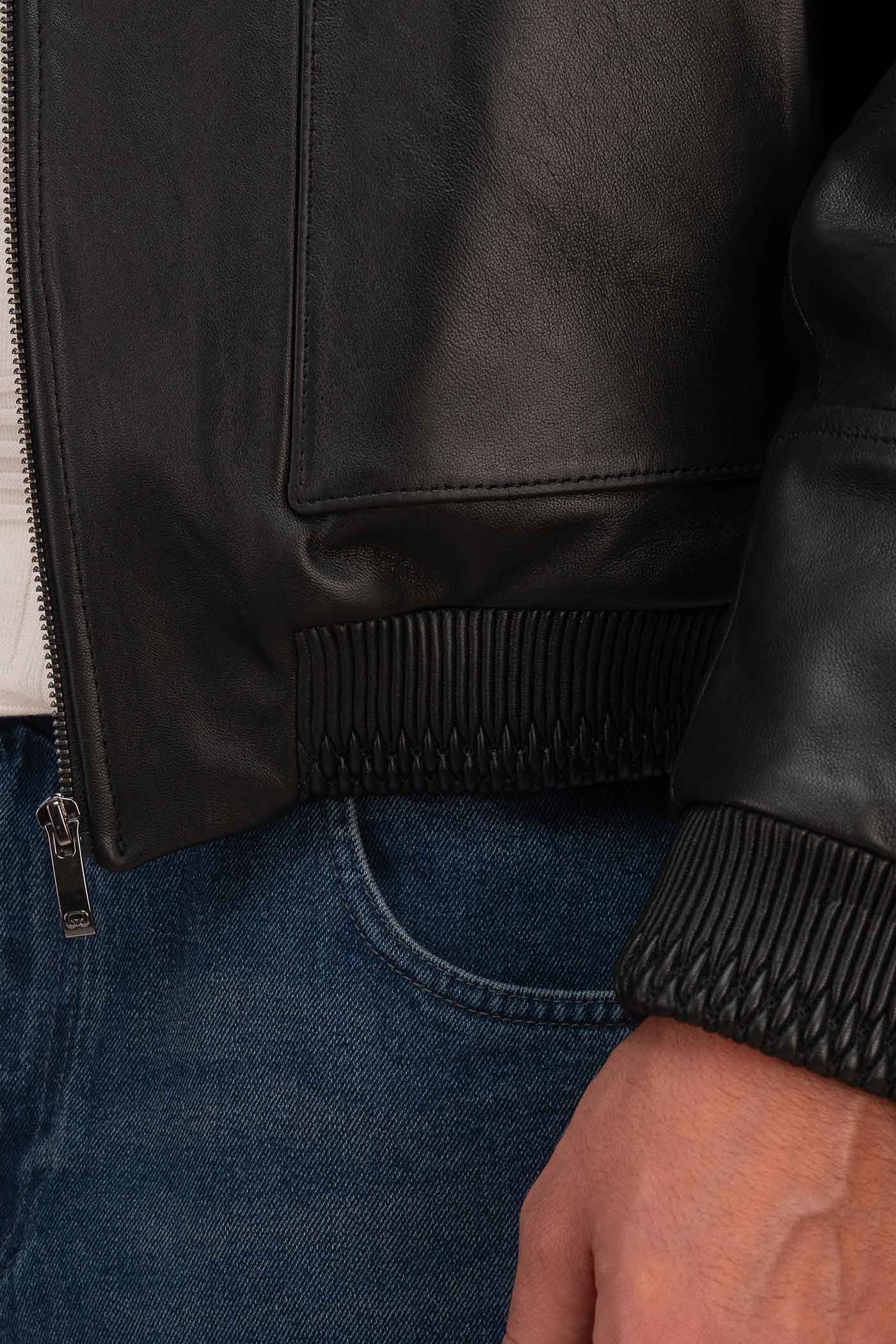 کاپشن چرمی 270060